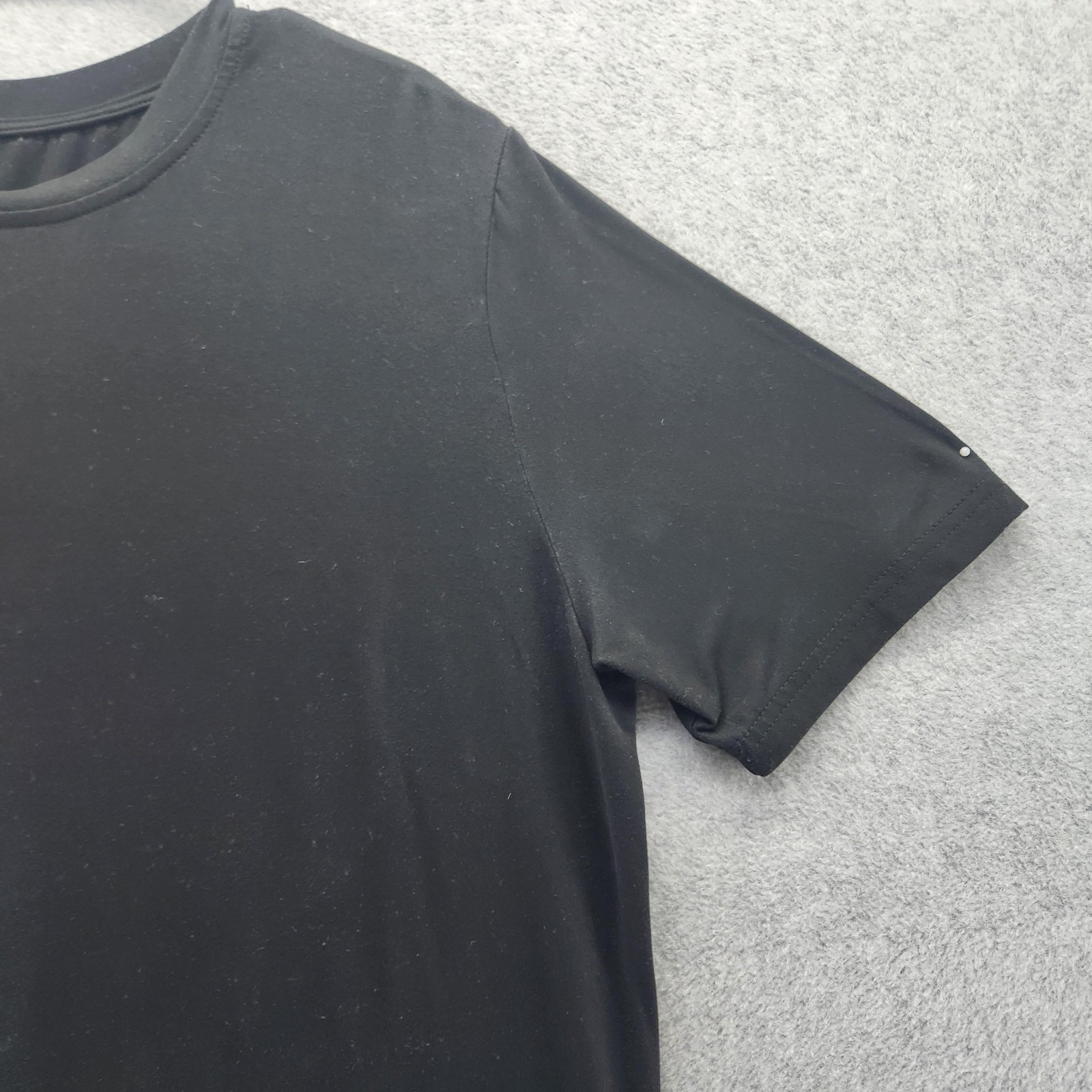 SHEIN Shirt Mens Small Black Graphic Money Repeat Smile Flame Earth Tee