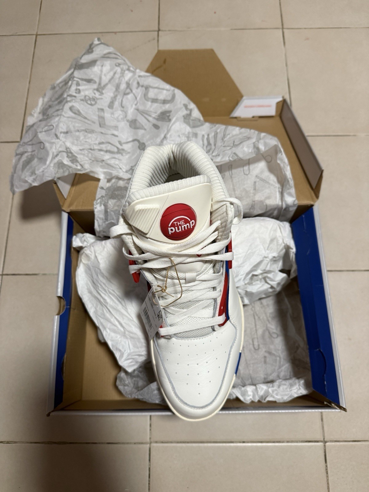 Reebok Pump Omni Zone 2 Chalk Vector Blue