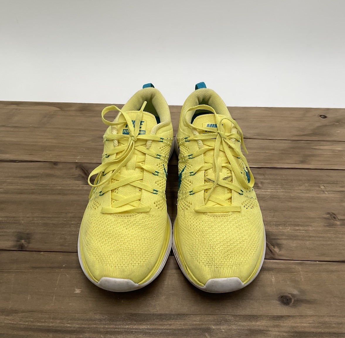 Nike Flyknit Lunar1 Running Athletic Sneakers Shoes Electric Yellow Women’s 8.5