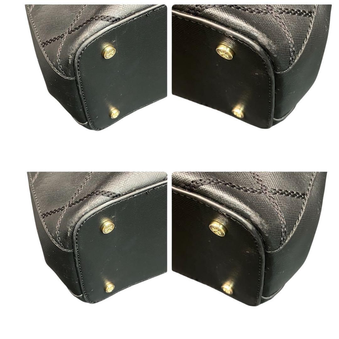 Tory Burch 2way Shoulder Large Capacity Stitch Robinson Leather Black