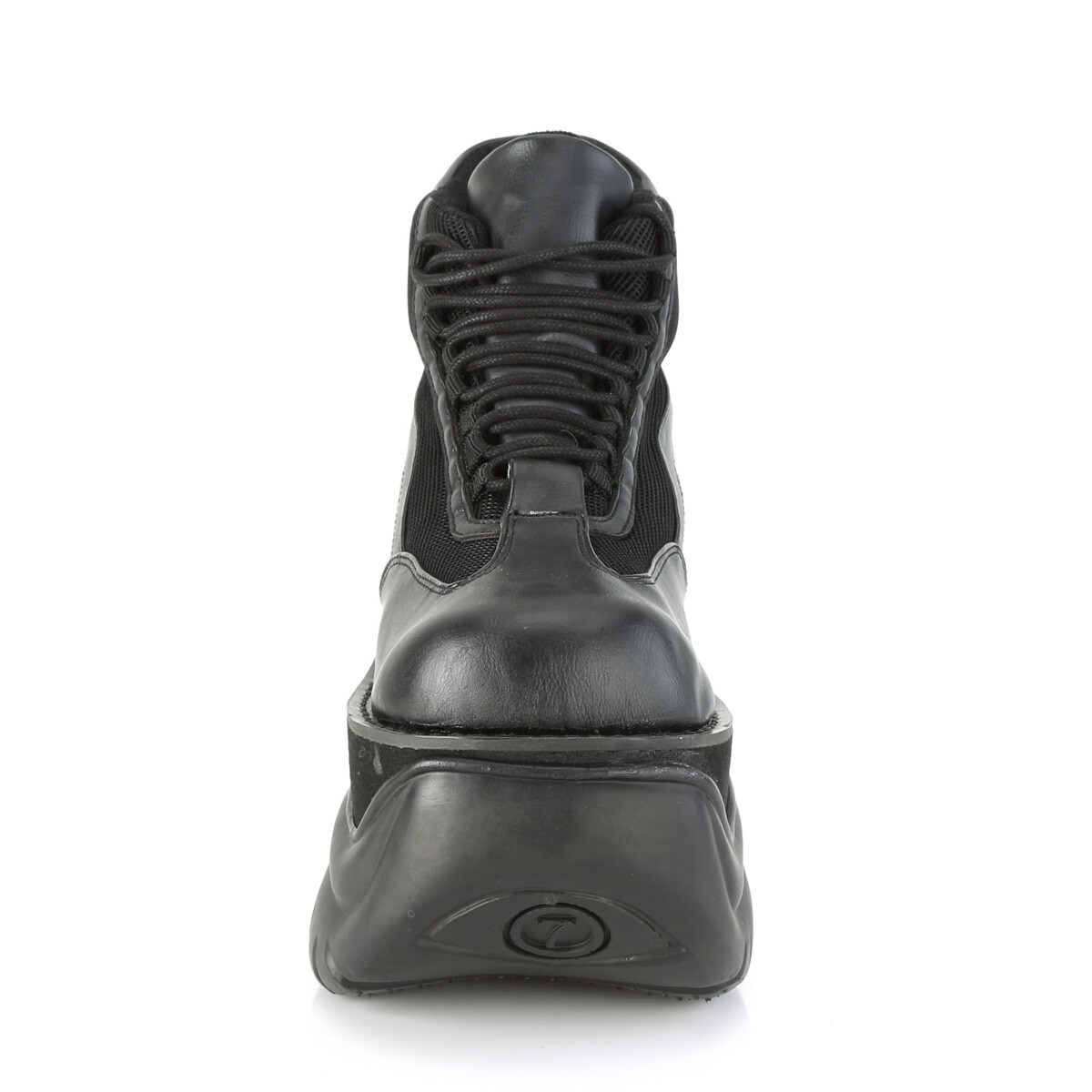 PLEASER MEN’S BLACK 4″ ACROSS VEGAN UNISEX ANKLE BOOT 5 6 7 8 9 10 11