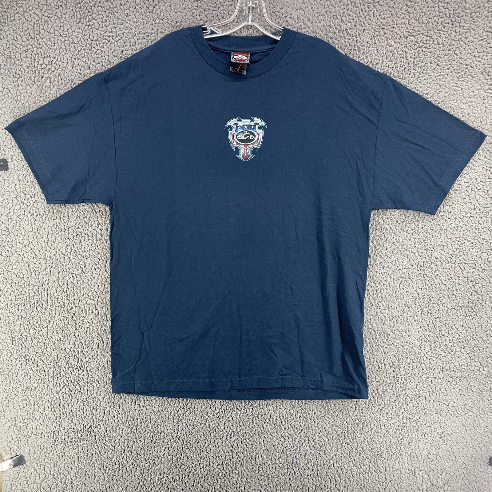 VTG Orange County Choppers T-Shirt Men’s Size XL Navy Sword Shield Motorcycle