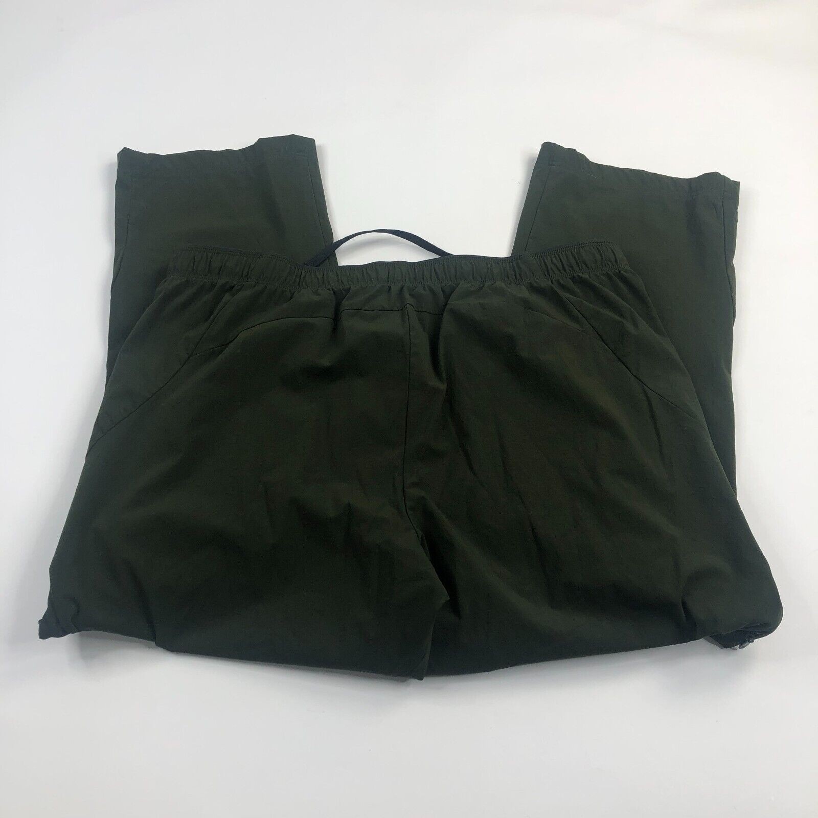 Paskho Lightweight Casual Green Outdoor Tech Pants Large (36×27) Zipper Pockets
