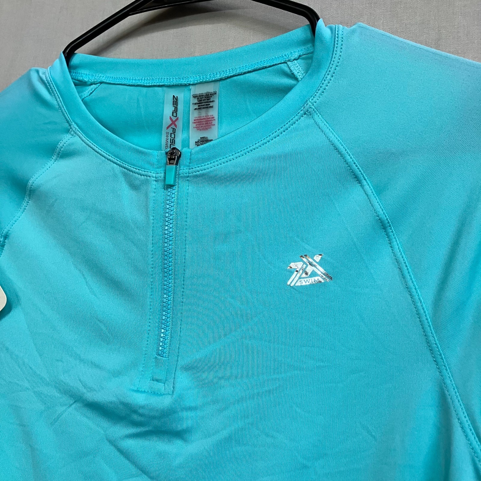 ZeroXposur Sun Protection Top Women’s Small Stream Long Sleeve Raglan UPF 30+