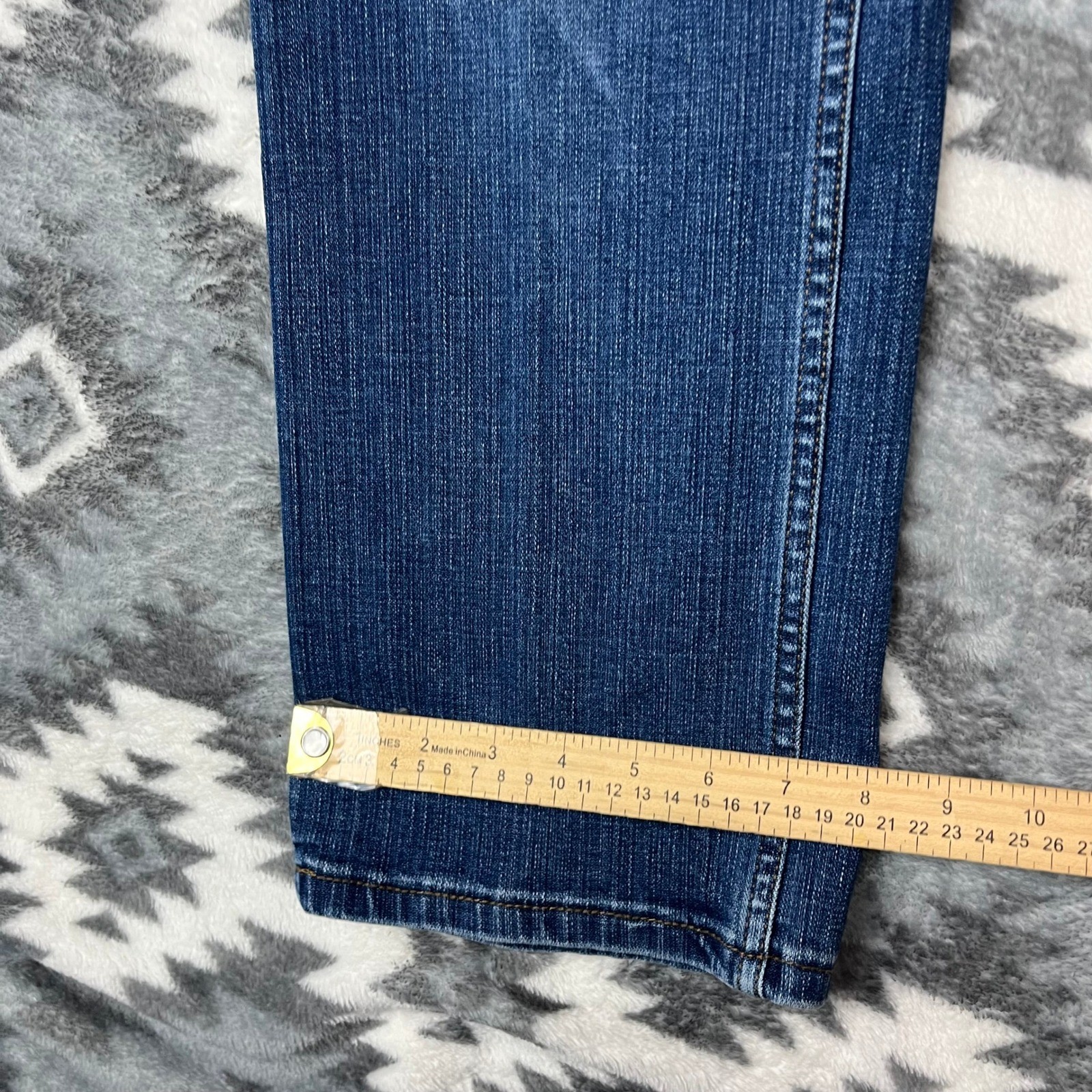 Wrangler Mens Retro Slim Straight Leg Jeans Blue Denim 34×34