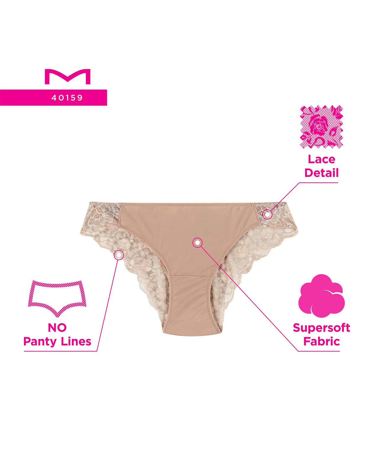 Maidenform Lace Back Tanga Underwear Women’s