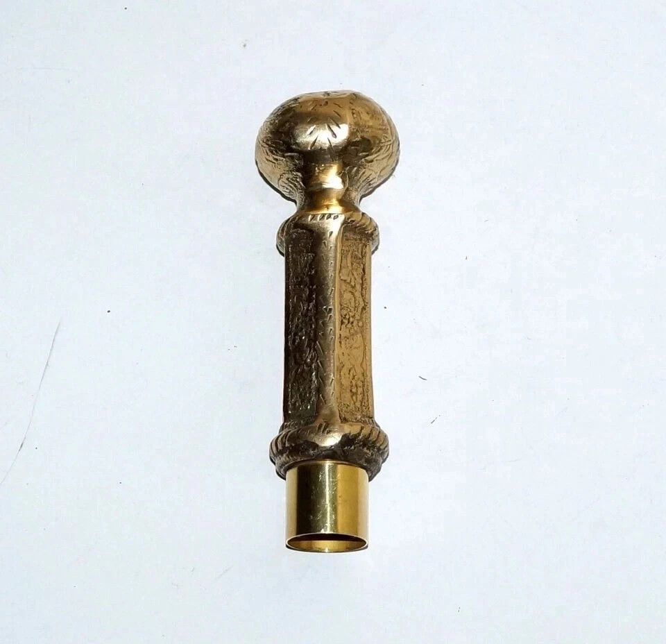 Head Handle Brass Walking Knob Golden Stick Only Handle Cane Top Topper Gift