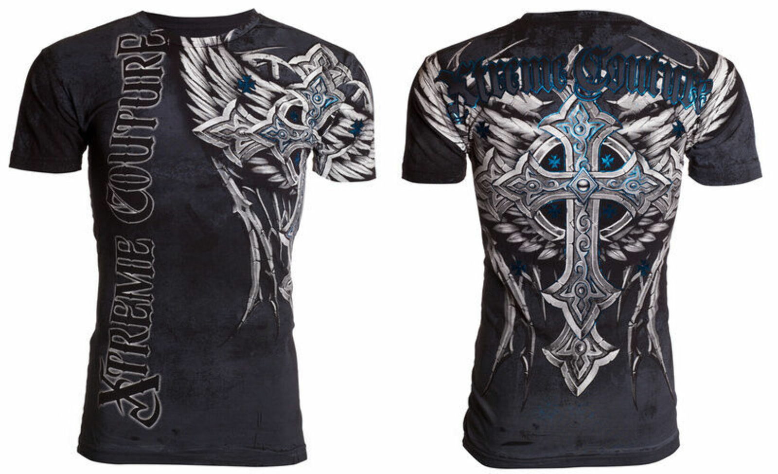 Xtreme Couture Affliction Men’s T-Shirt PANTHER Black Tattoo Biker S-5XL