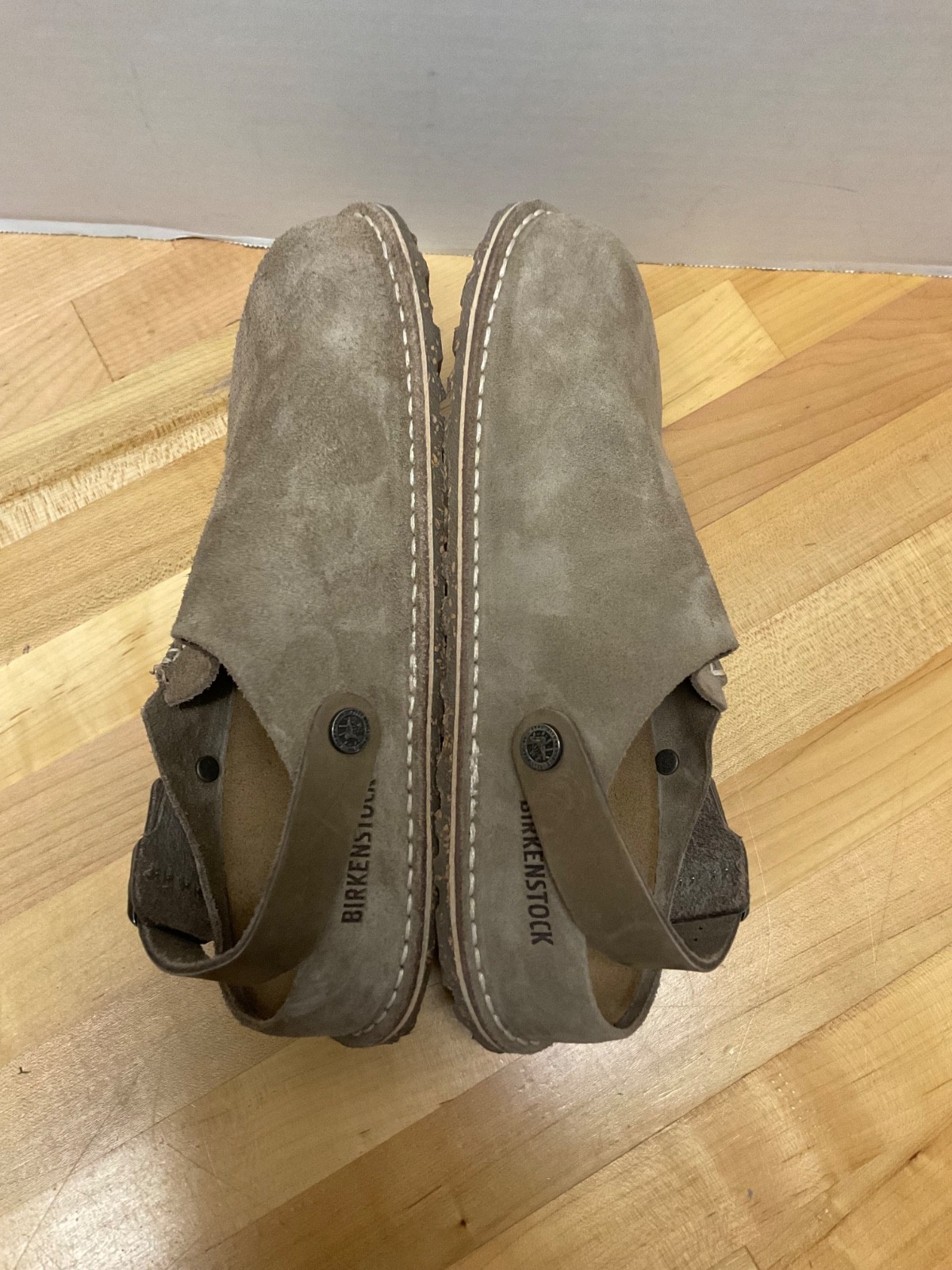Birkenstock Lutry Premium Suede Leather Clogs Size 37 N Womens 6 NEW *read