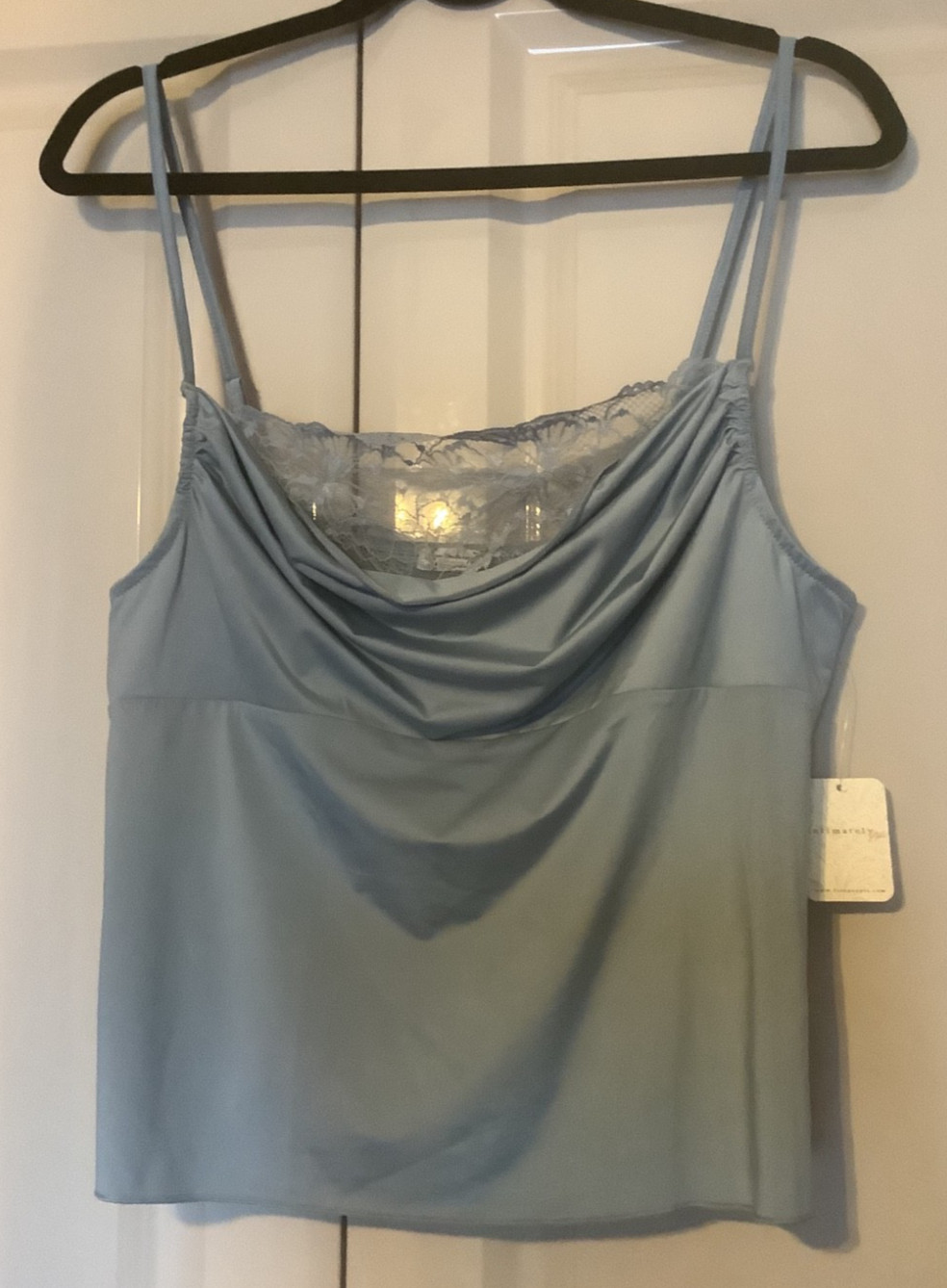 Free People Intimately Sophie Cami – Autumn Sky Blue – LARGE – BNWT – £40