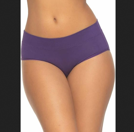Felina Womens 5 Pack Small Pima Cotton Hipster Panties Underwear – Pink Purple