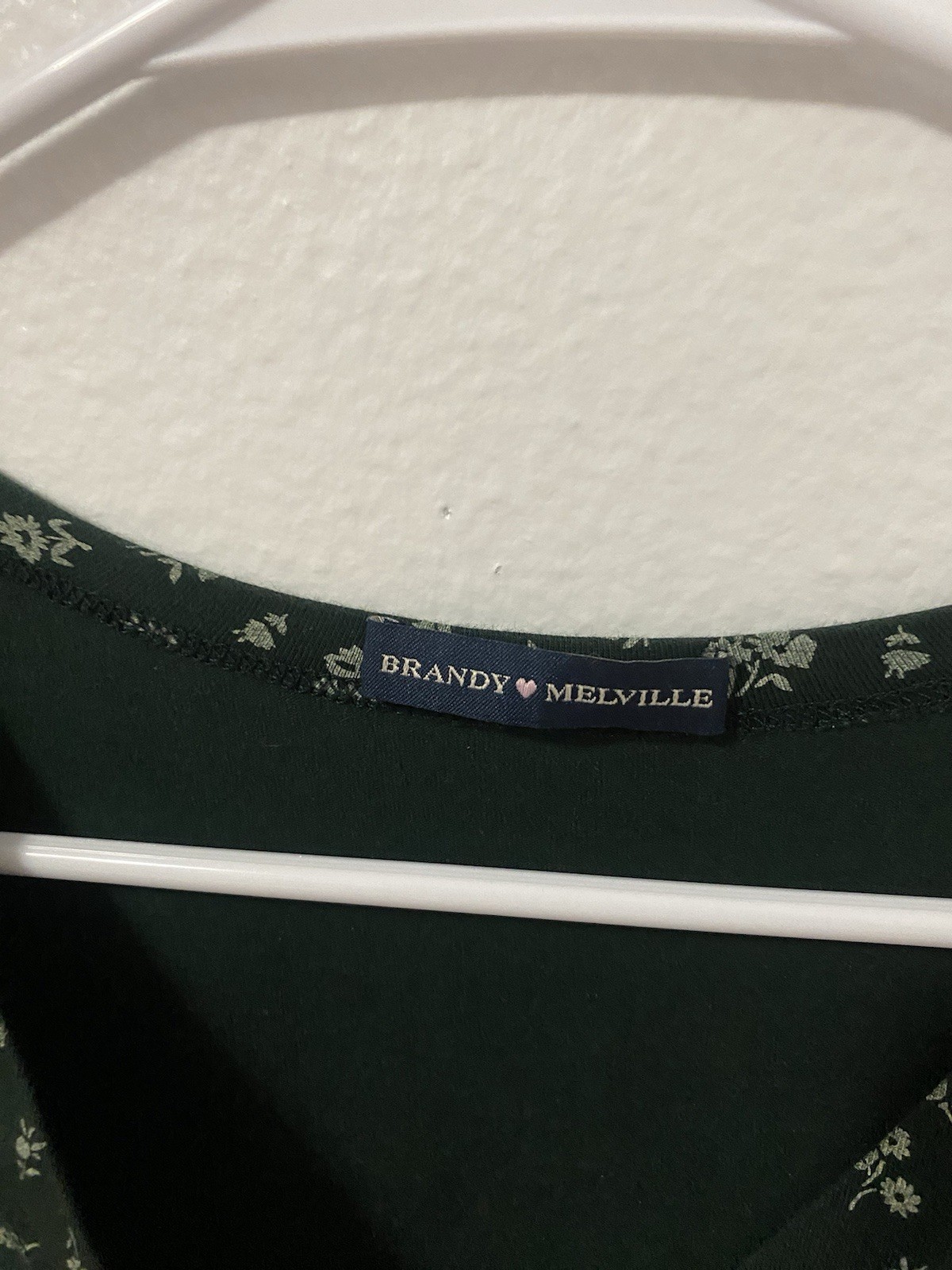 Green Brandy Melville wrap top