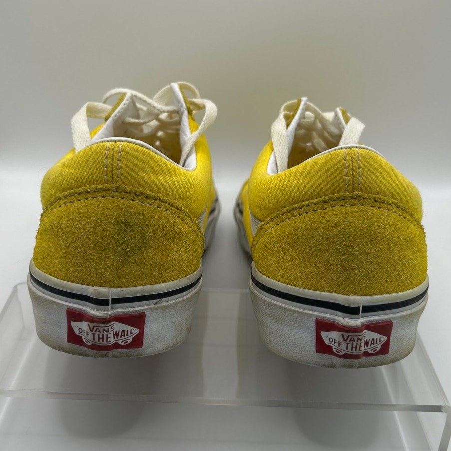 VANS Old Skool Shoes Yellow Suede Sneakers Men 6.5 Women 8