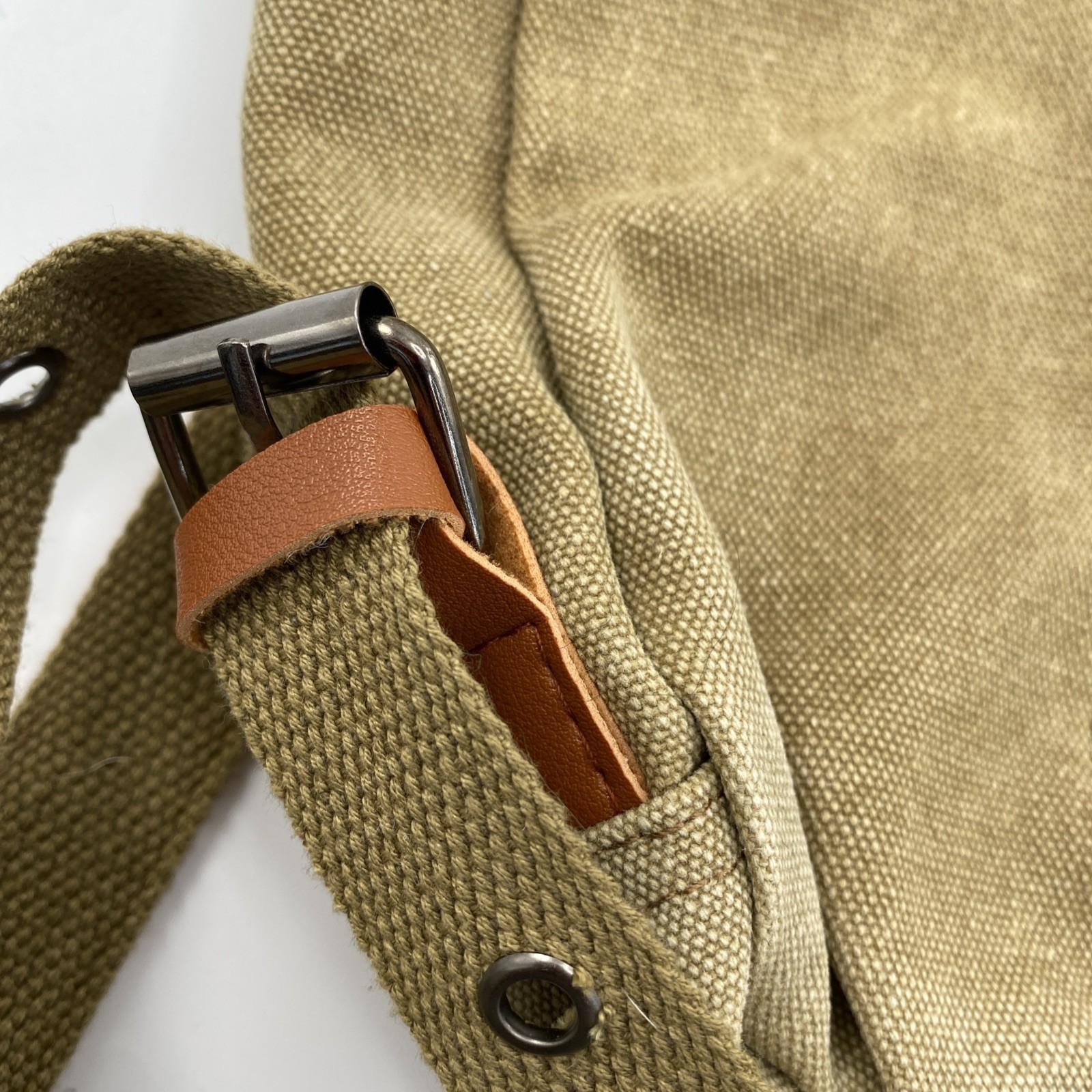 Brown Canvas Satchel Bag/Backpack – Everyday Use – Basic Simple