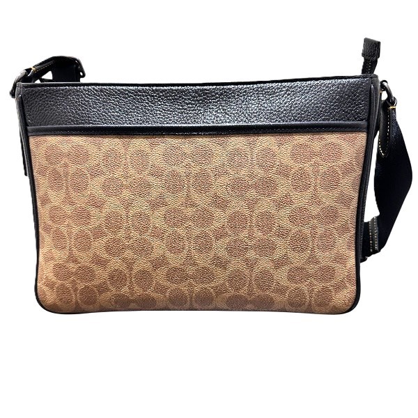 COACH Signature Canvas Leather Crossbody Bag – DUTY FREE