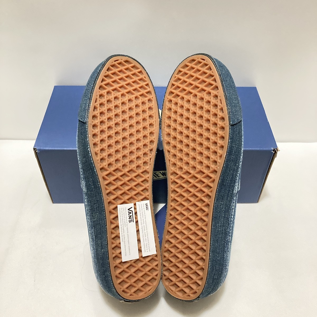 VANS PREMIUM Authentic Denim VN000DB8IND Indigo Synthetic Fiber Men Unisex Shoes