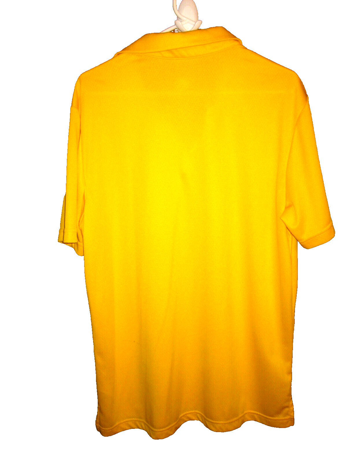 LEVEL WEAR LARGE LG SOFT POLY SPORT SHIRT YELLOW COMFY GOLF etc Nice Not Perfect