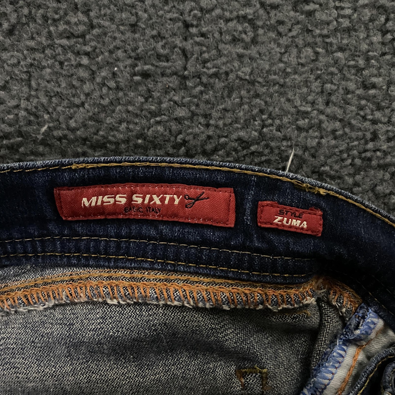 Miss Sixty Jeans Womens 30 Blue Low Rise Bootcut Zuma Denim Stretch Vintage Y2K