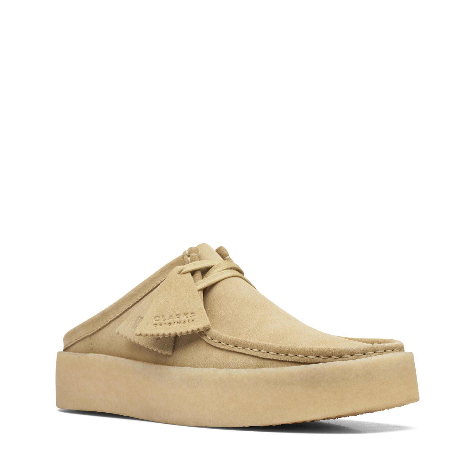 Clarks Wallabee Cup LO 26169187 Mens Beige Loafers & Slip Ons Casual Shoes