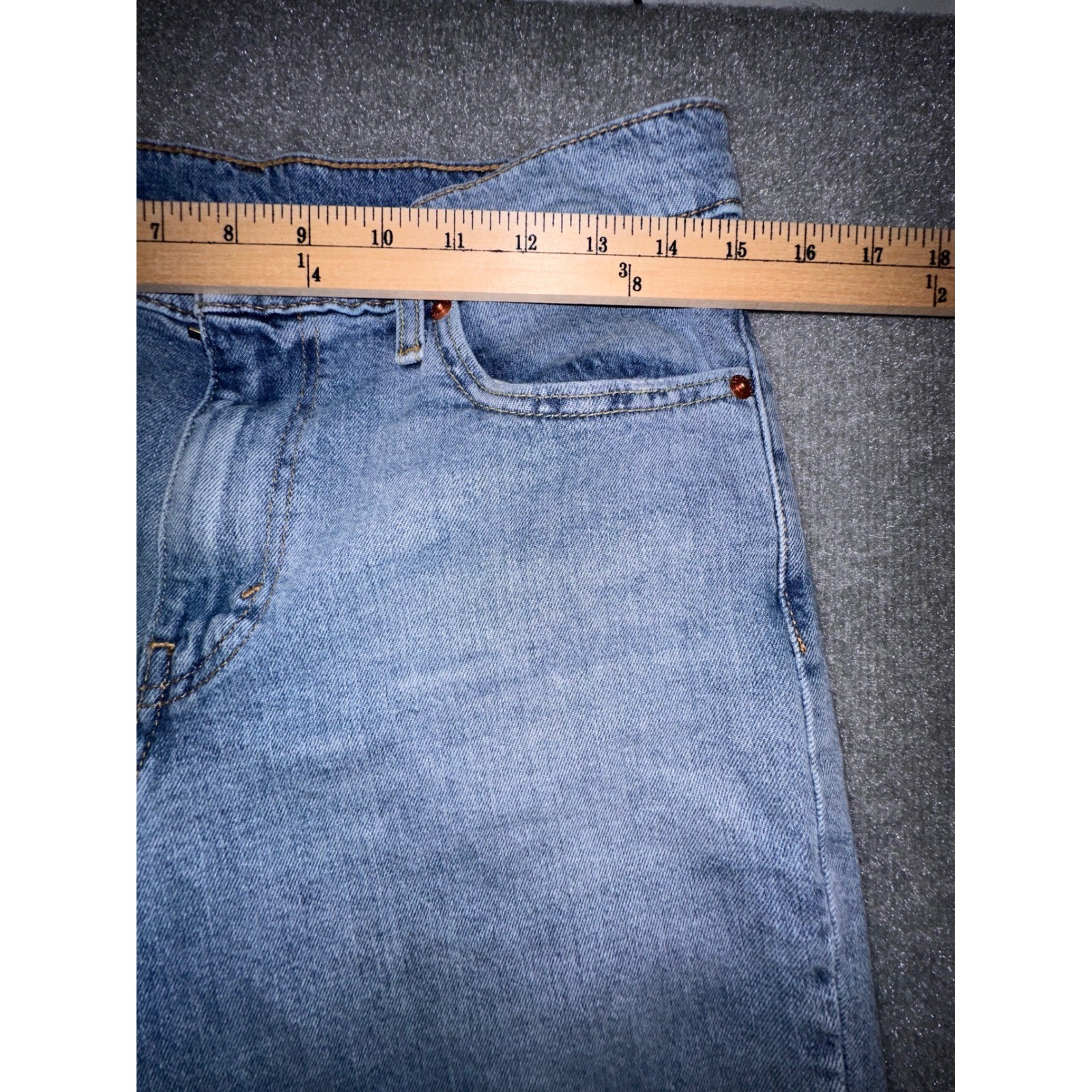 Levis 511 Slim Fit Light Wash Denim Jeans Mens 32×34 Blue 04511-5272