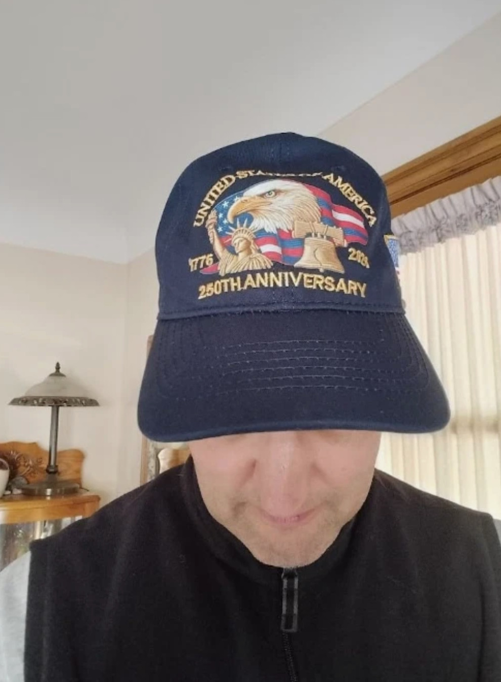 USA 250th Anniversary Hat Eagle & Liberty United States Cap