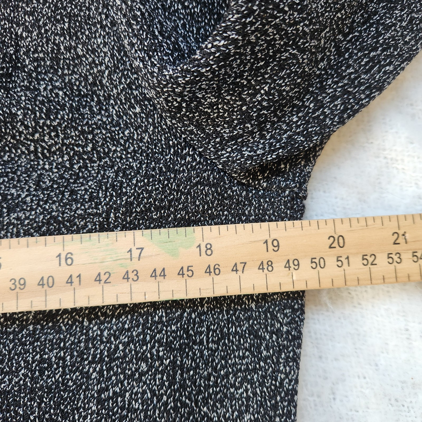 J.S.S Knit Jacket Women’s Size M Gray Zip Wool Blend Button Accent Vintage USA