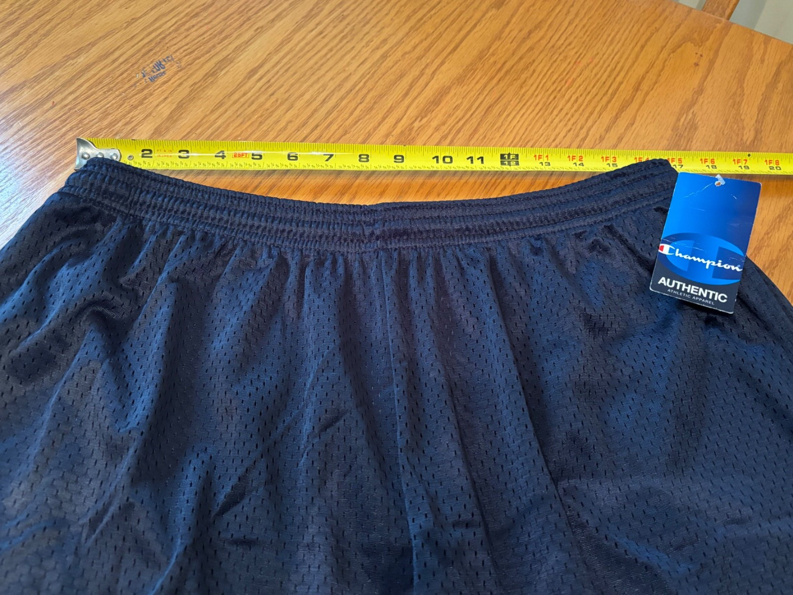 Champion Mens Mesh Shorts Long Pockets Athletic Navy XL Brand New