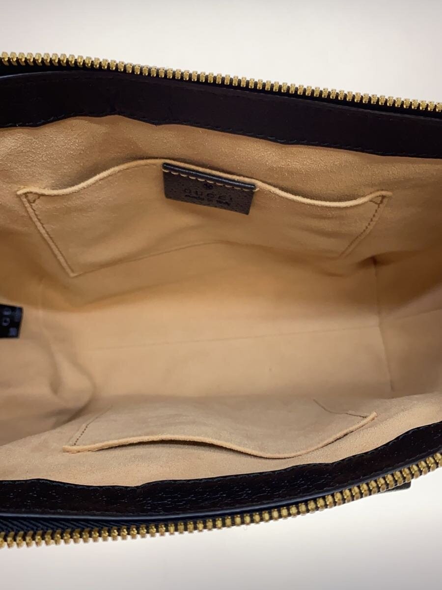 GUCCI Ophidia GG Handbag Leather BLK 547551