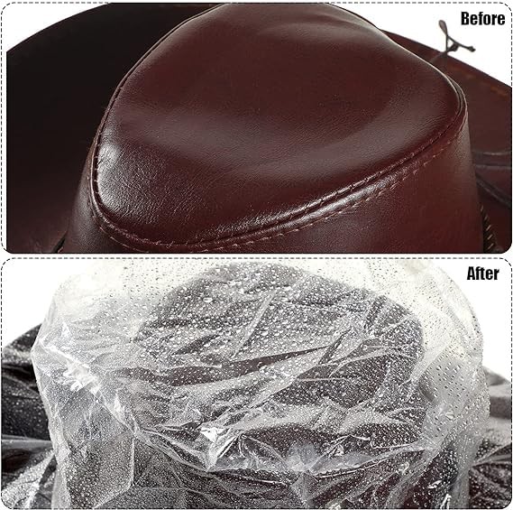 10Pcs Cowboy Hat Cover and One Sponge Hat Brush Felt Hat Cleaner Hat Protecto…