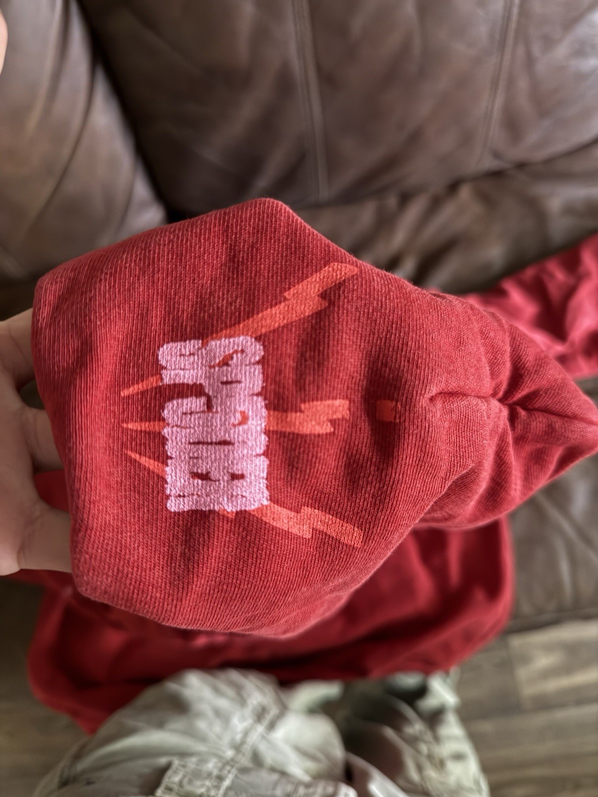 Sp5der Number 555 Hoodie ‘Red’ Size M