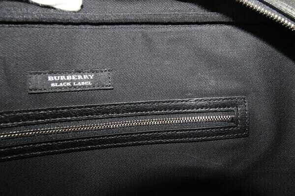 BURBERRY BLUE LABEL 2WAY Briefcase Canvas Leather Black Check