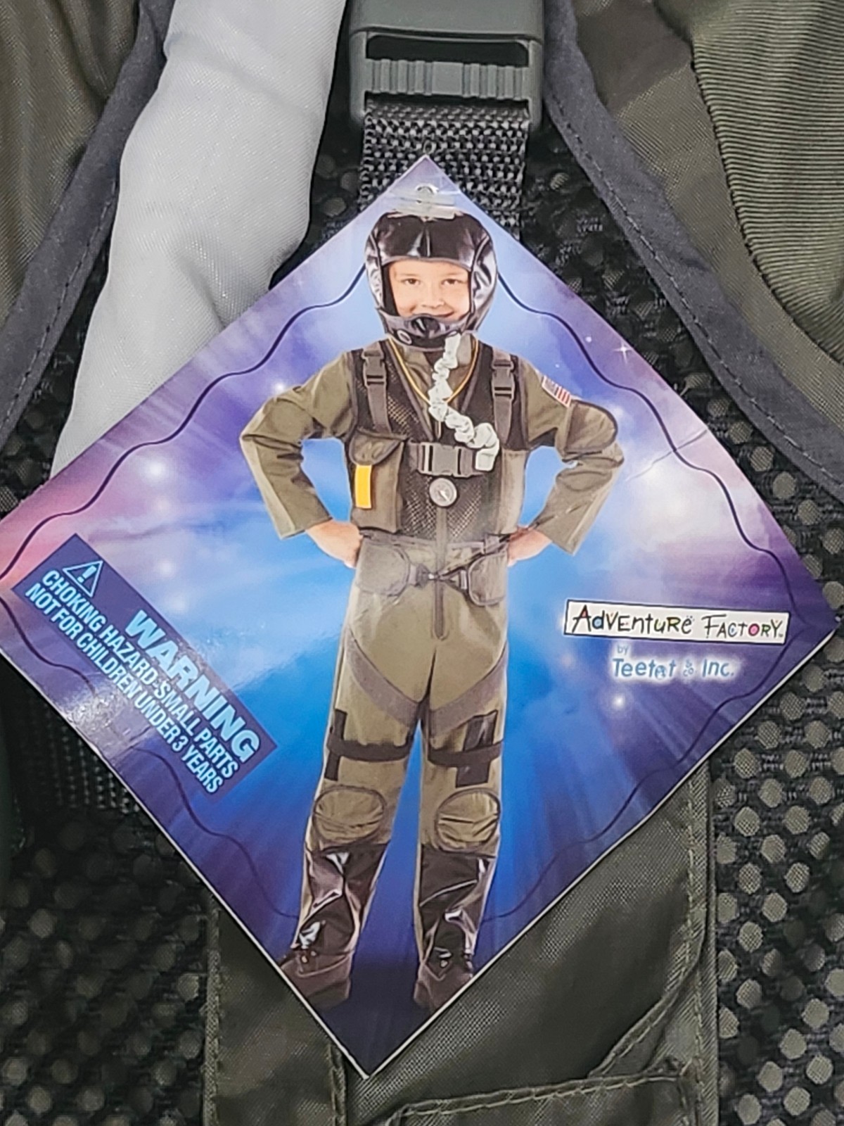 U.S. Airforce Costume With Accessories Child Size 3-4 by Teetot New