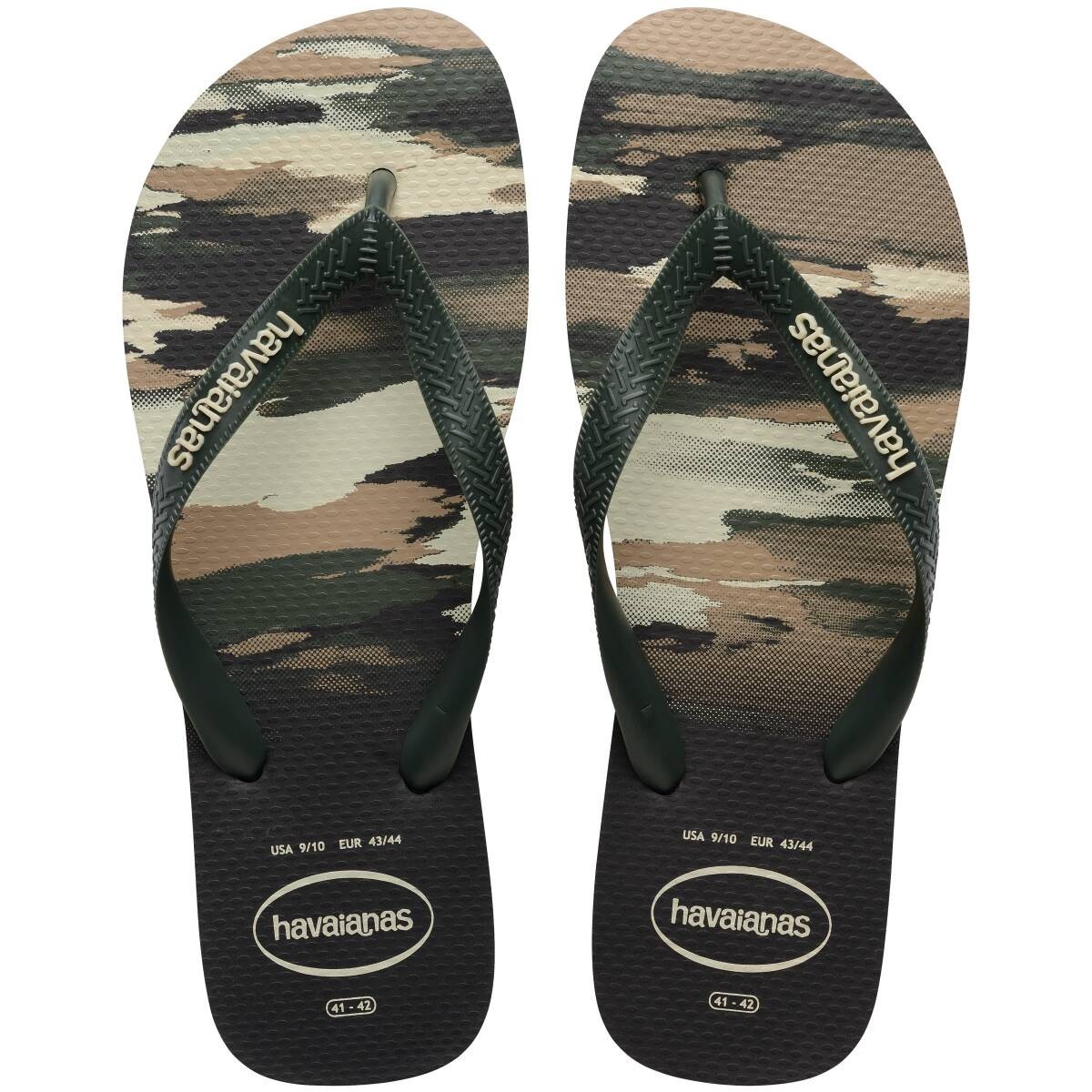 Havaianas Top Camo Black Green Olive Sandal Men EU sizes 39/40-45/46 NEW