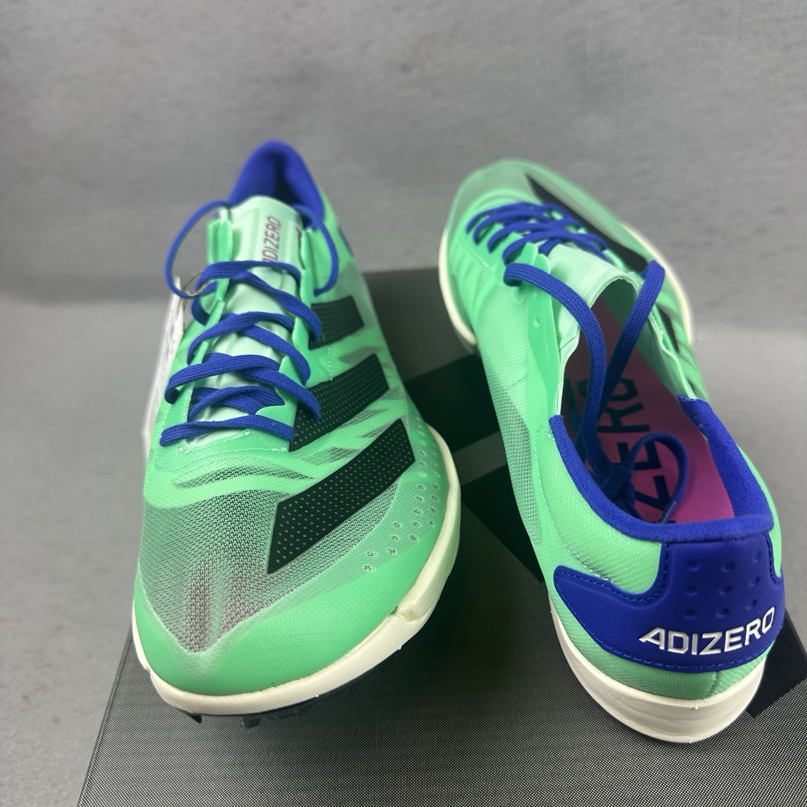 Adidas Adizero Ambition Distance Spikes Cleats Mens 8.5 Women 9.5 GV9068 New Box