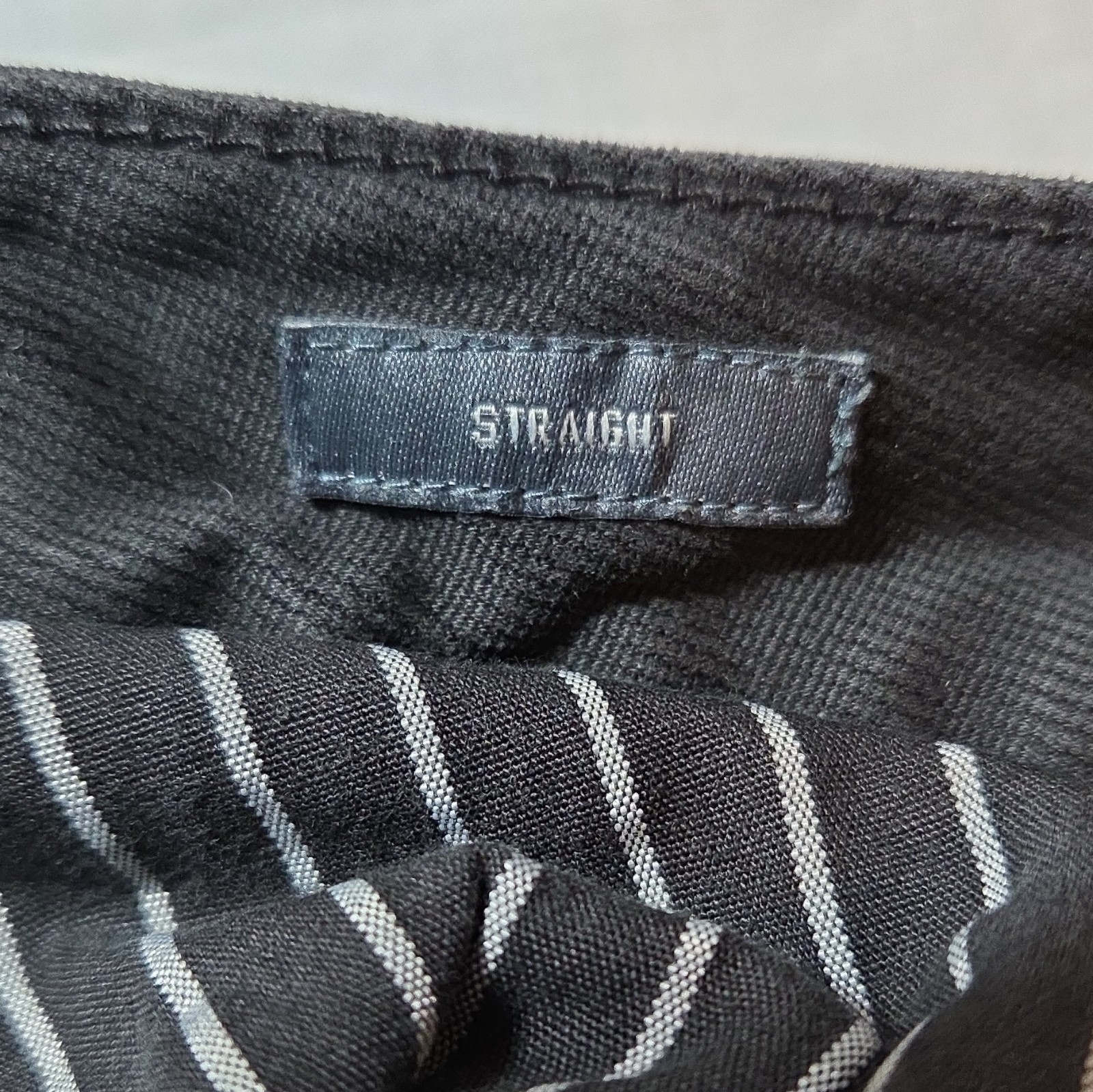 Soft Bonobos Washed Chino Men’s Black Straight Fit Cotton Corduroy Flat Front