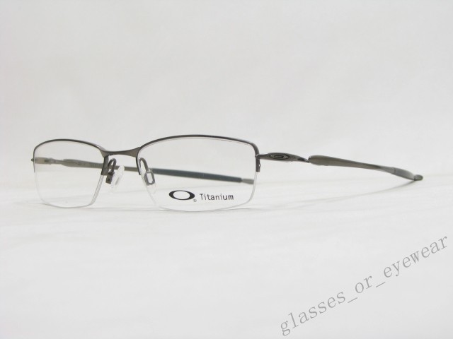 Eyeglass Frames-Oakley TRANSISTOR 22-149 Brushed Chrome 51mm Titanium Glasses