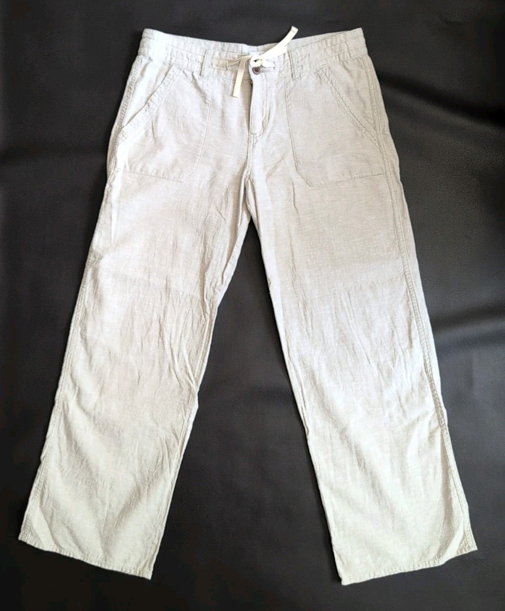 Patagonia Beige Hemp Organic Cotton Drawstring Pants Women’s 31″ x 27″ Boho