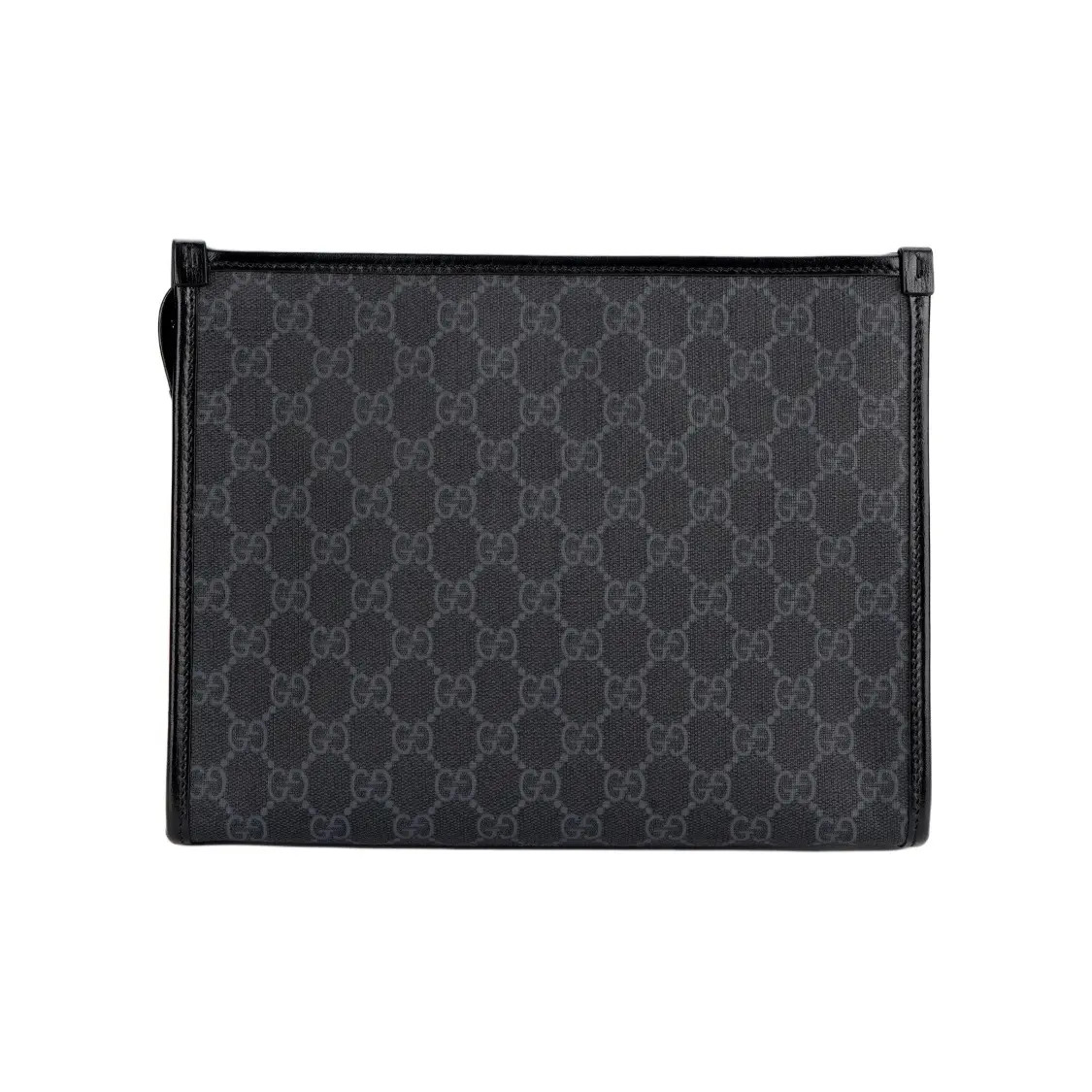 GUCCI Vintage Logo Makeup Bag Handbag Toilet Bag Men’s 10.2×2.3×7.8 in