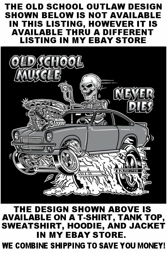 HENRY J KAISER OLD SCHOOL MUSCLE HOT ROD OUTLAW GASSER DRAG CAR SKULL WORK SHIRT