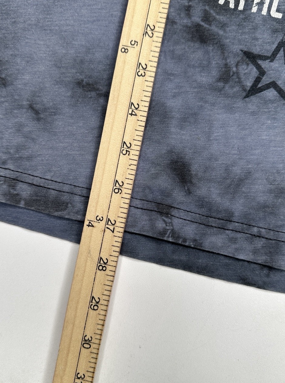 American Fighter Y2K MMA Tie Dye AOP T-Shirt Black Gray | L
