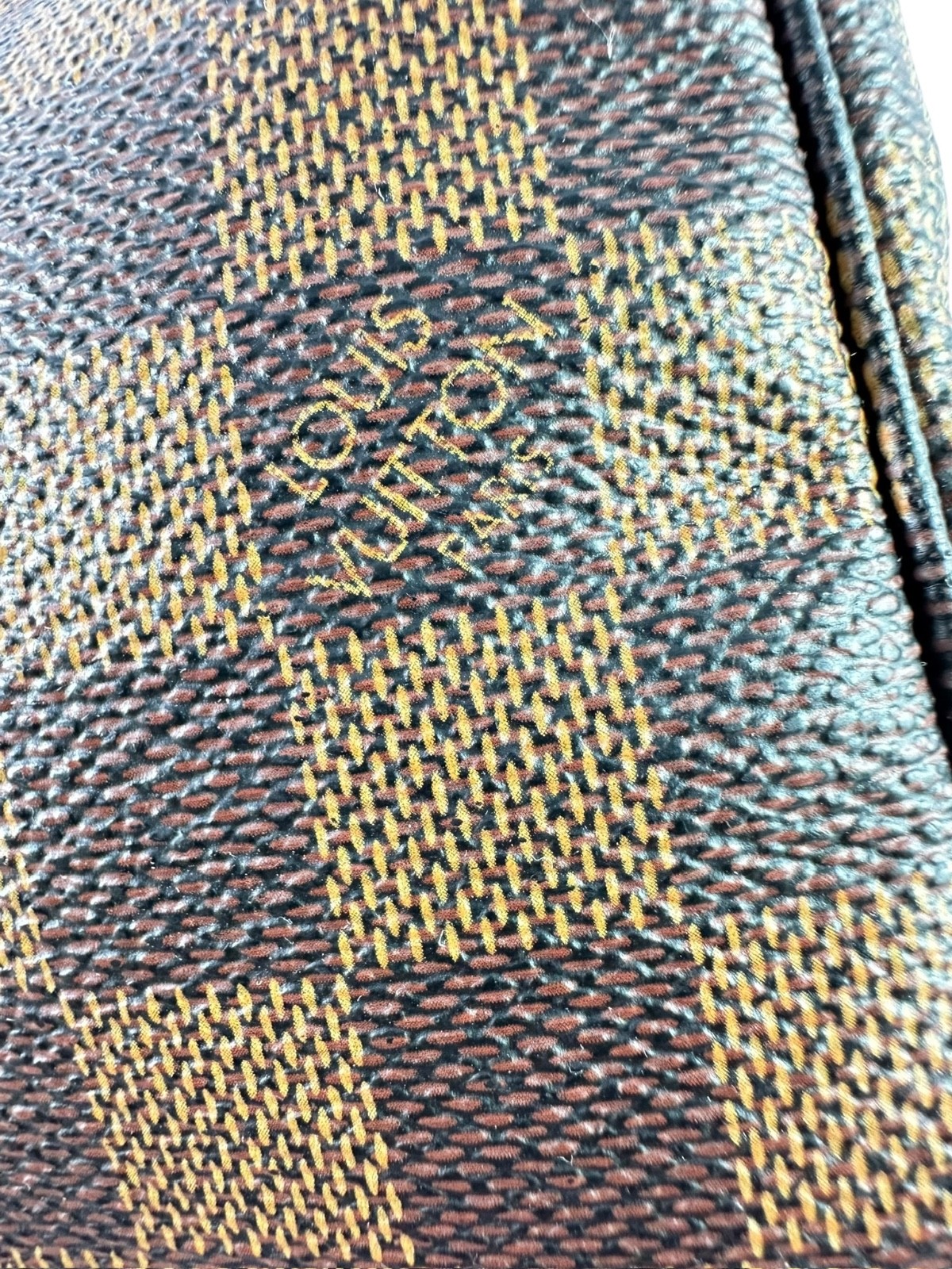 Vintage LOUIS VUITTON Damier Ebene Pochette Accessoires Shoulder Bag Crossbody