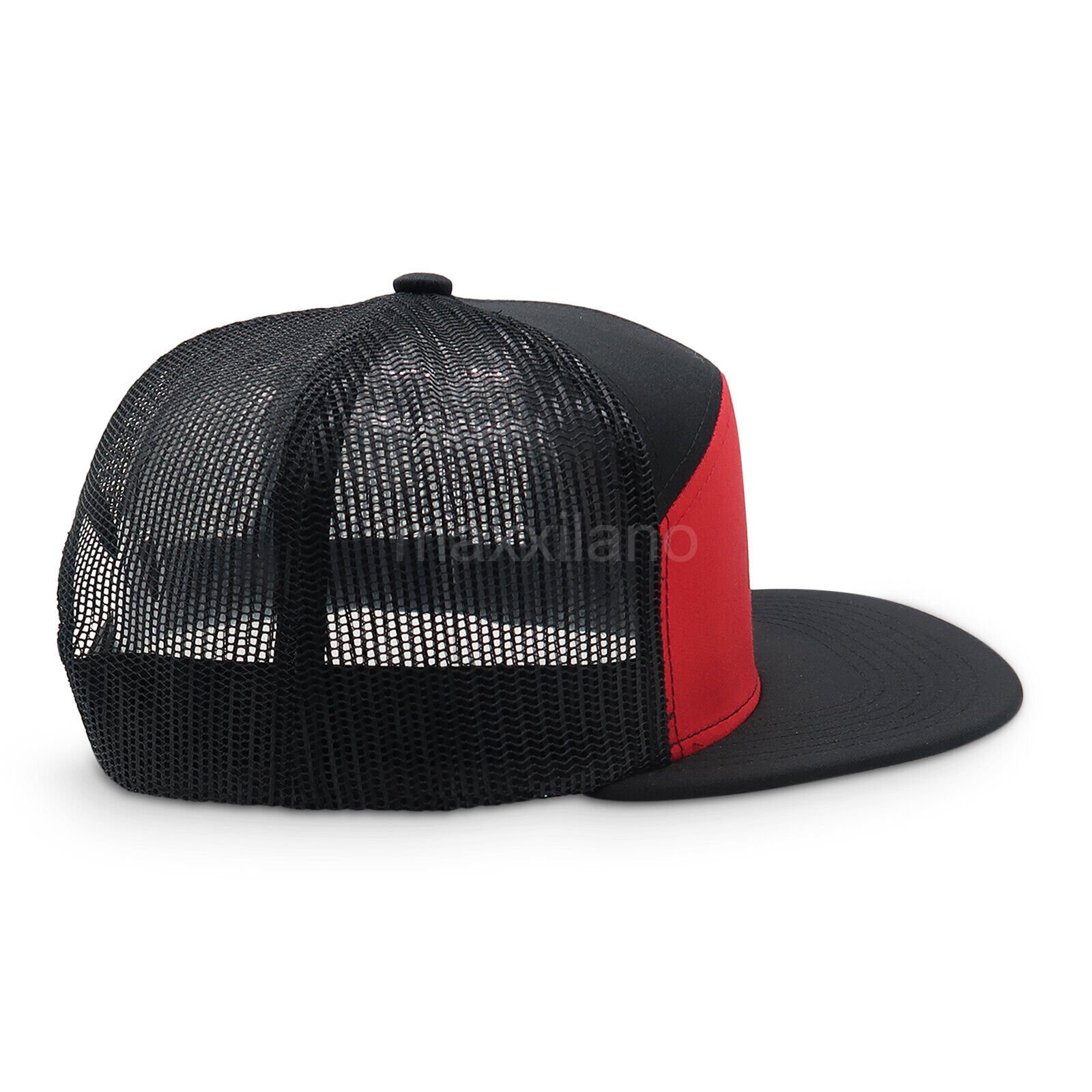 Snapback Hat Cotton Mesh Solid Flat Brim Mens Baseball Cap Trucker Visor Hats