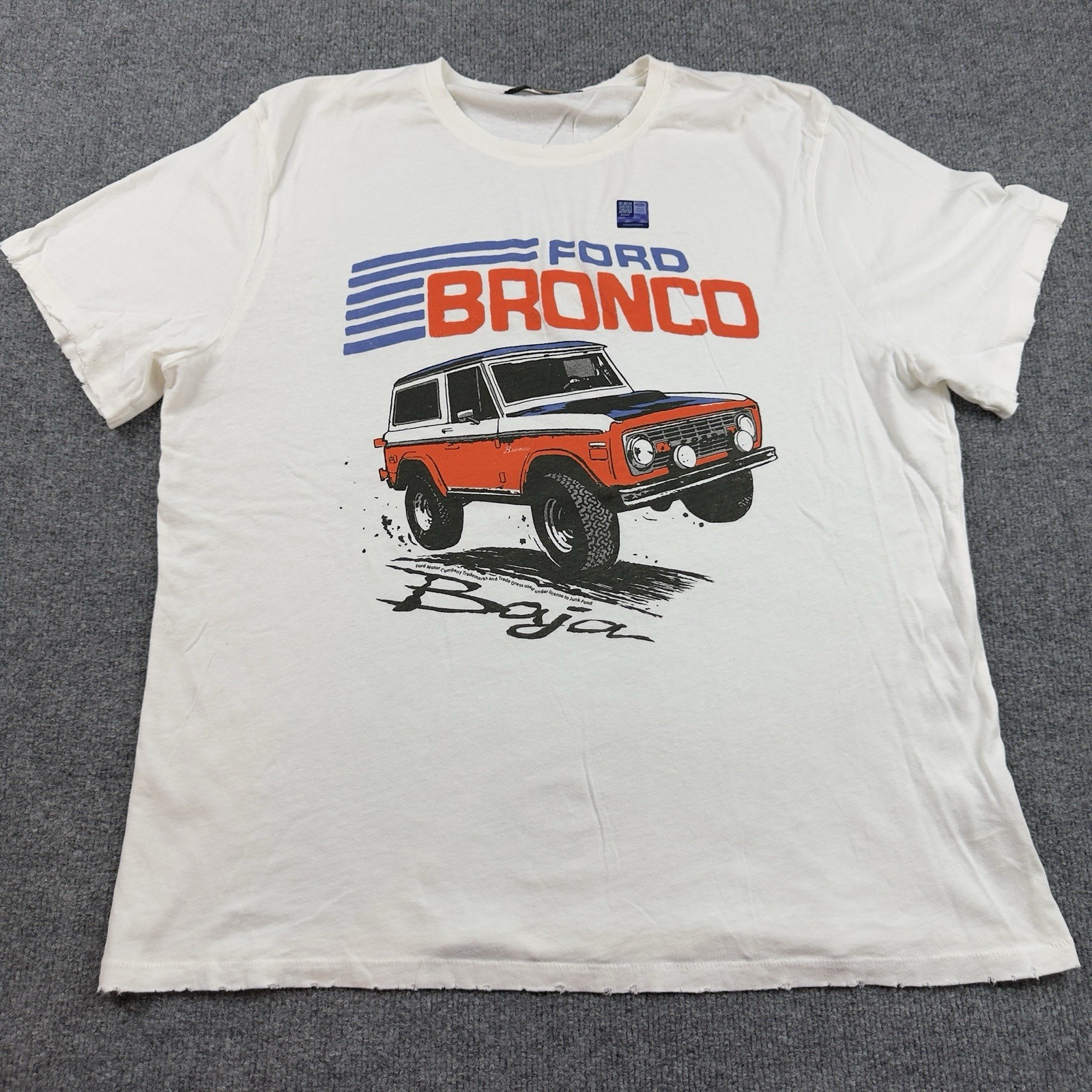 Ford Bronco / Junk Food Clothing / Graphic T-Shirt Adult Size X-Large