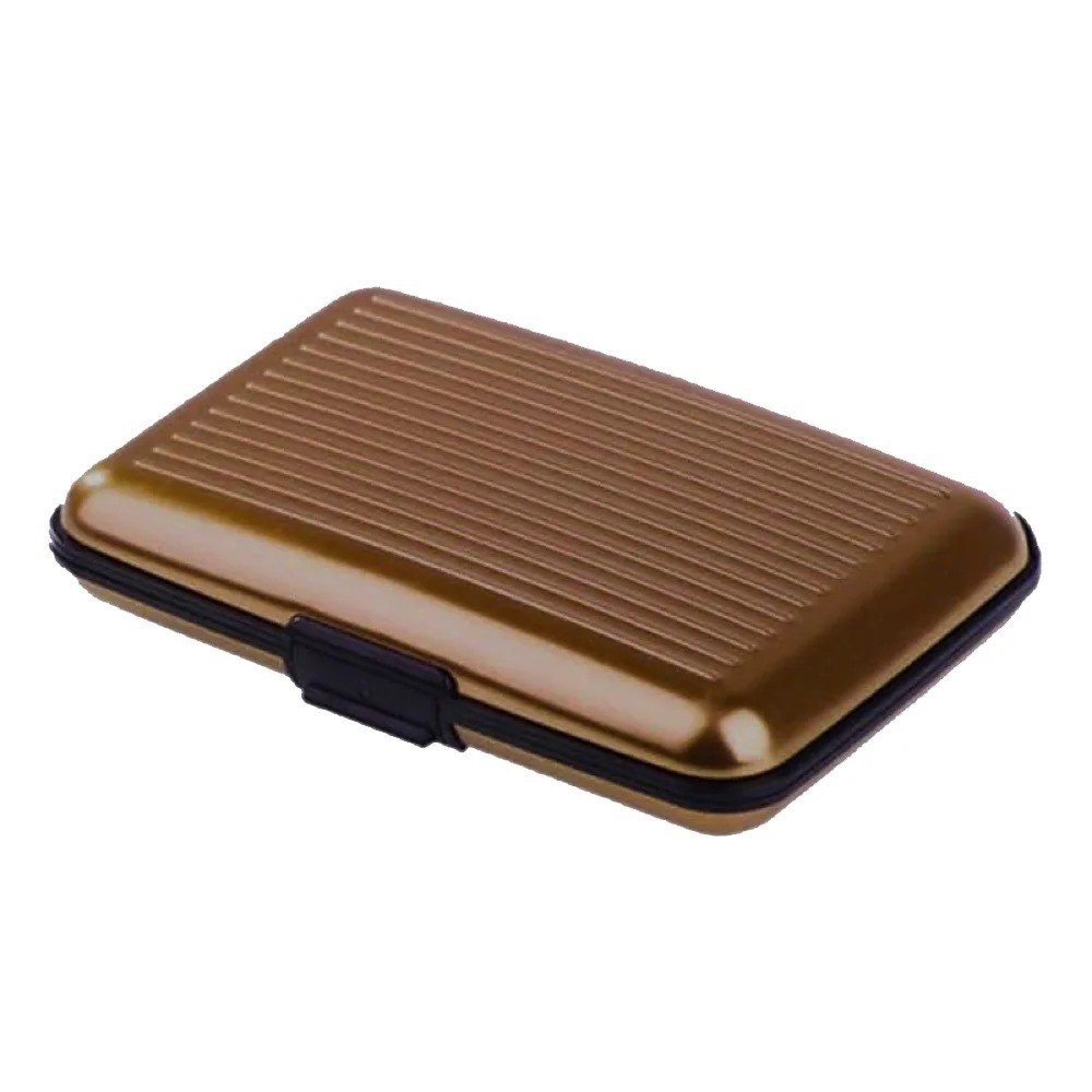 Pocket Waterproof Business ID Credit Card Wallet Holder Aluminum Metal RFID Case