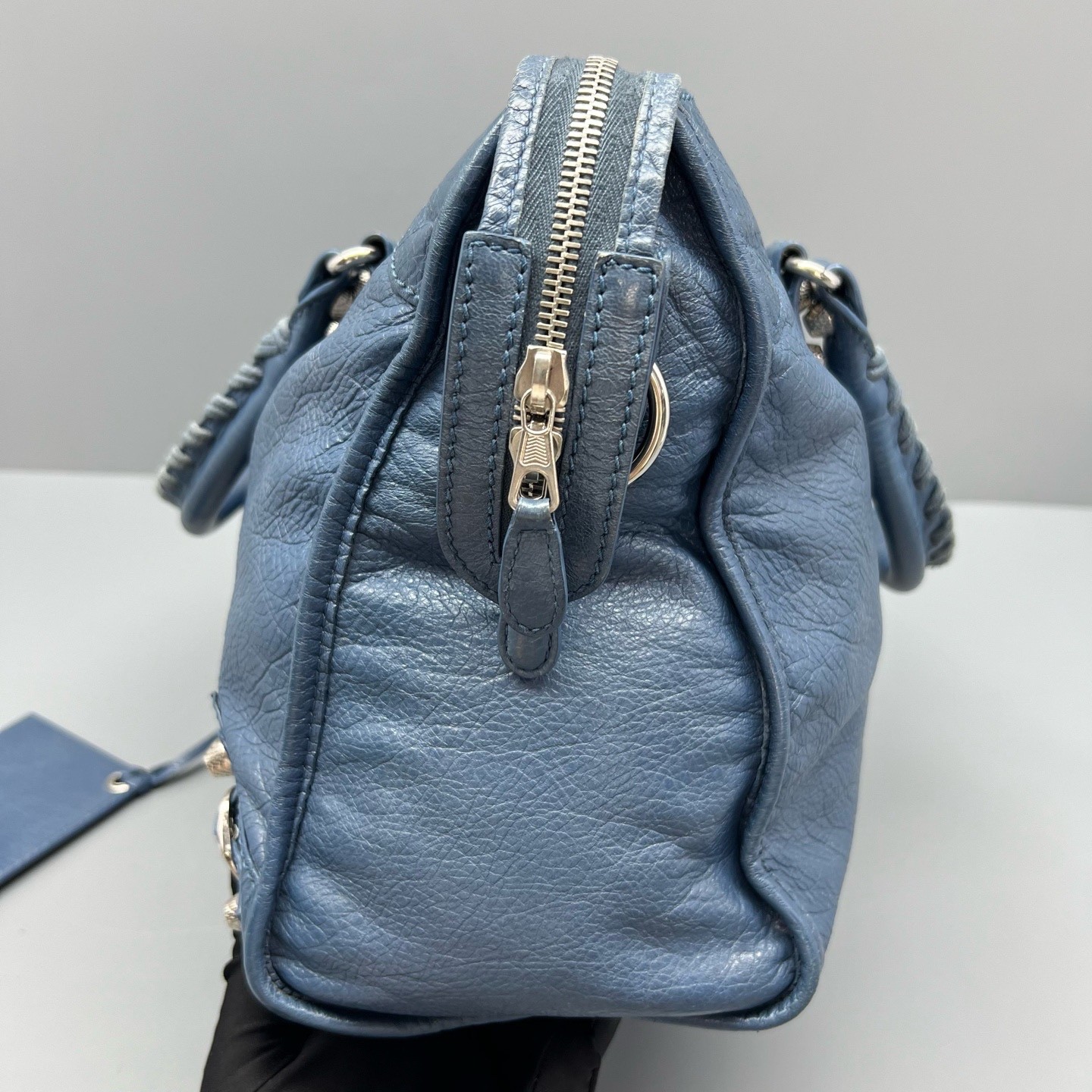 Balenciaga Pre-Owned Authentic Luxury Handbag Blue 38*24*14cm