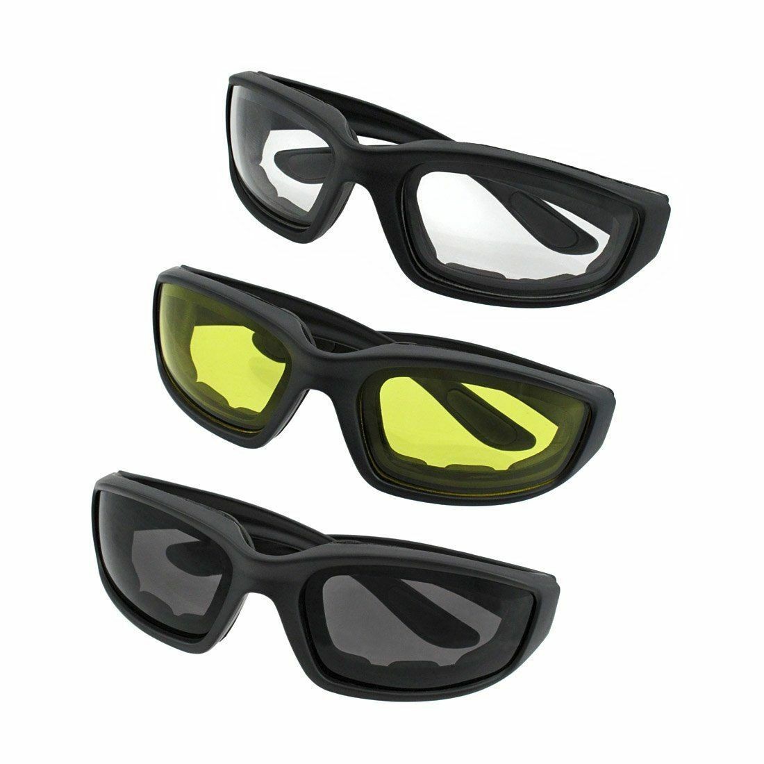 3Pcs multicolor Motorcycle Riding Glasses, for Cycling, Fishing & Outdoor Sports