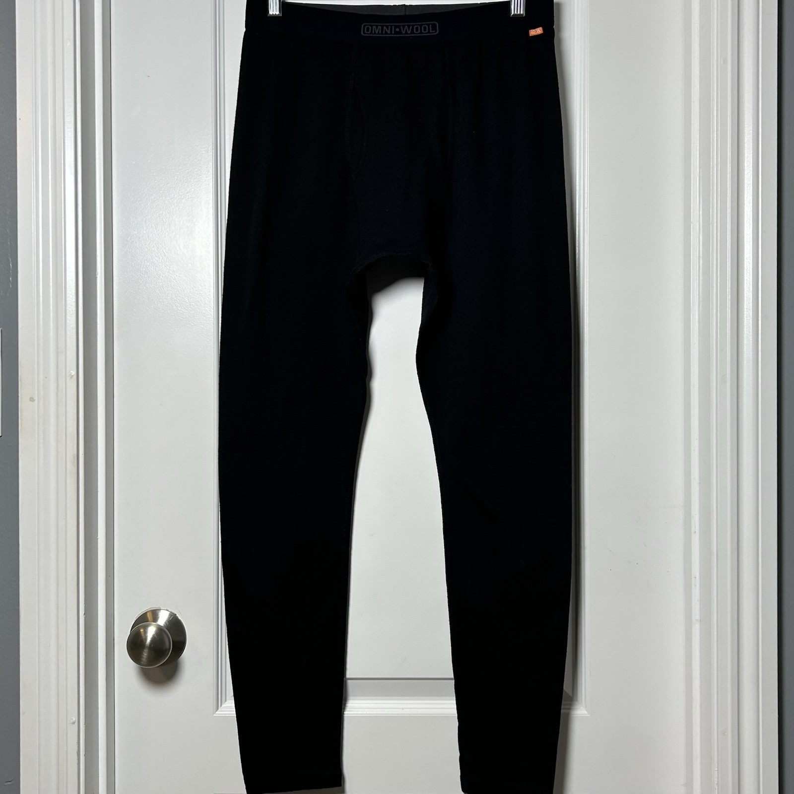 Omni-Wool Black Wool Blend Base Layer Thermal Bottoms Gorpcore Outdoor Style