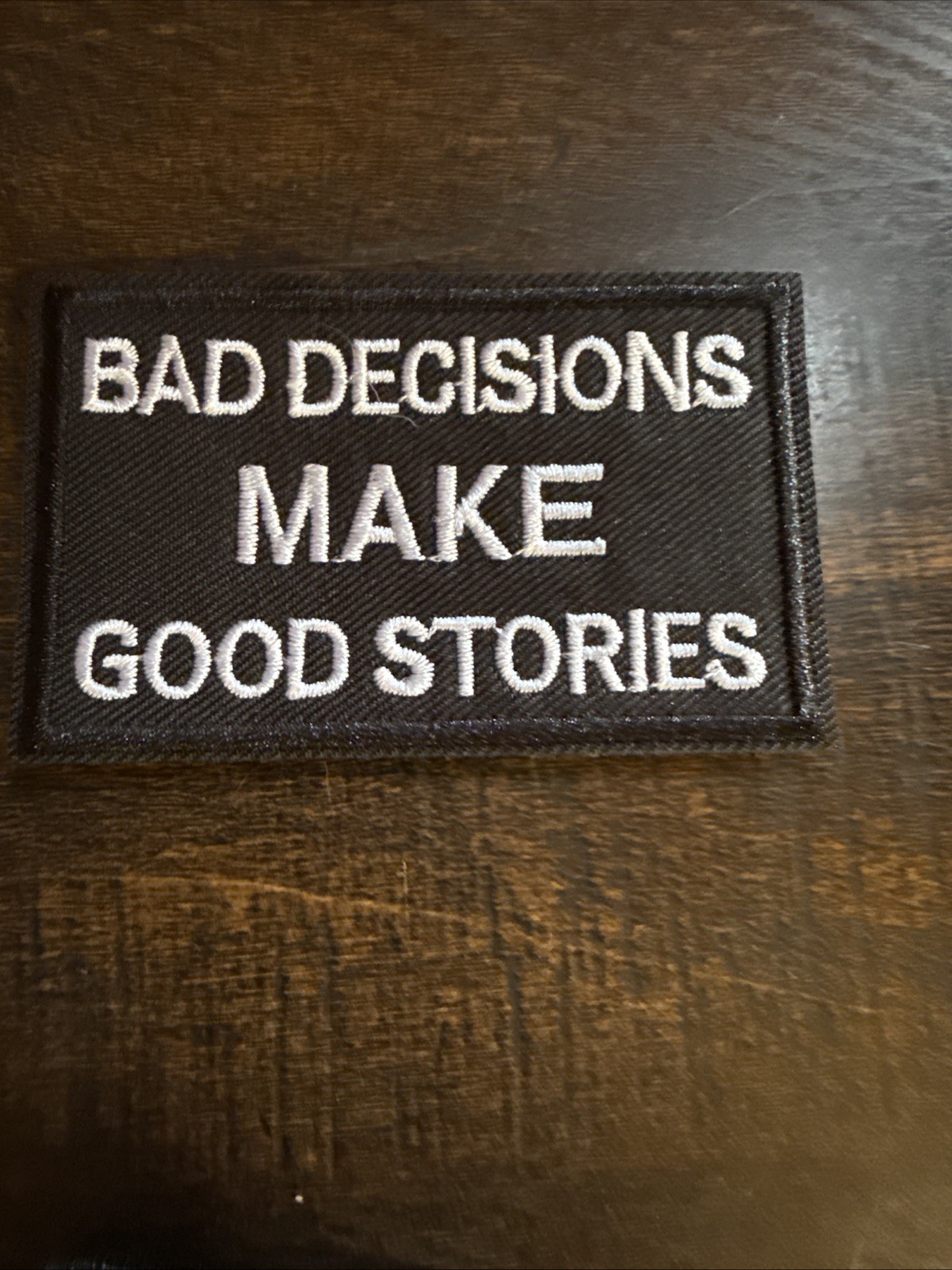 NIB Hat Patches Hook and Loop Choice