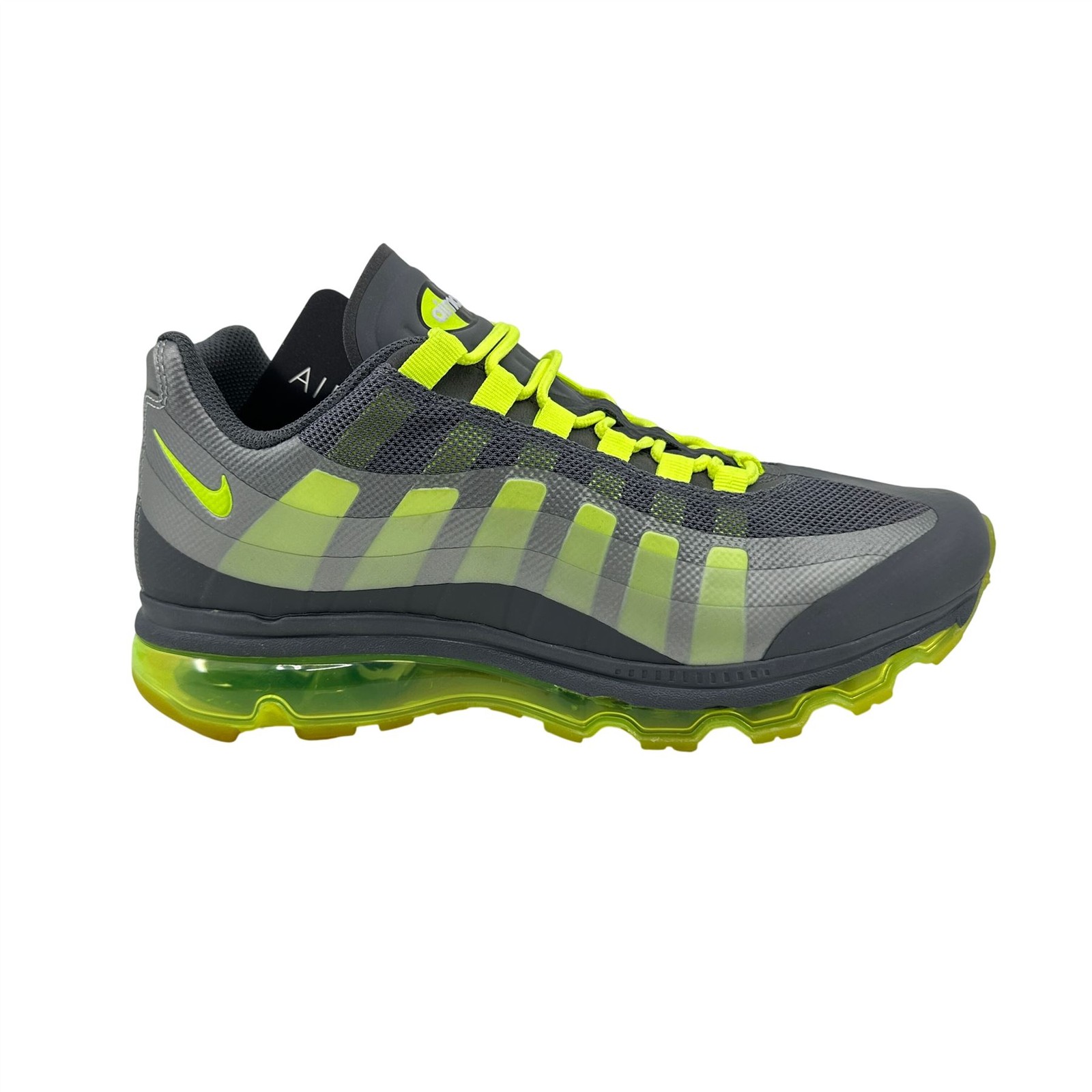 Nike Air Max 95 + BB WTM Dark Grey Volt Mens Athletic Sneaker