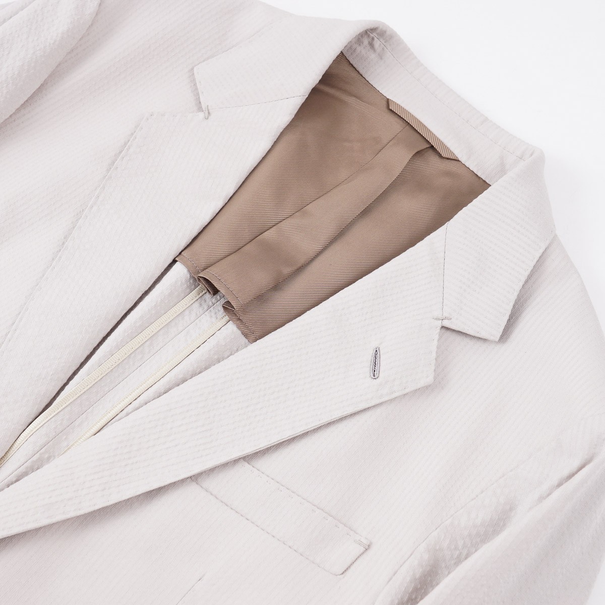 Brett Johnson Lightweight Seersucker Silk Sport Coat 42R (Eu 52) NWT